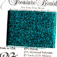 pb22 rainbow petite treasure braid - dark turquoise