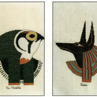 anubis and ra-harakhte - a ross originals cross stitch chart