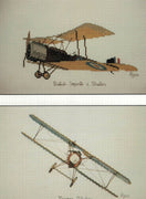 aircraft - british sopwith and german albatross - a ross originals cross stitch chart