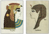 nerfertari and tutankhamen - a ross originals cross stitch chart