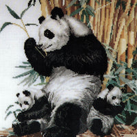 pandas - a ross originals cross stitch chart