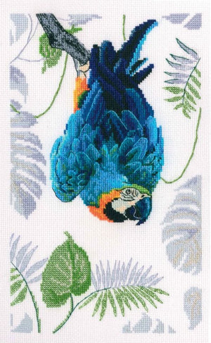 macaw - a rto cross stitch kit