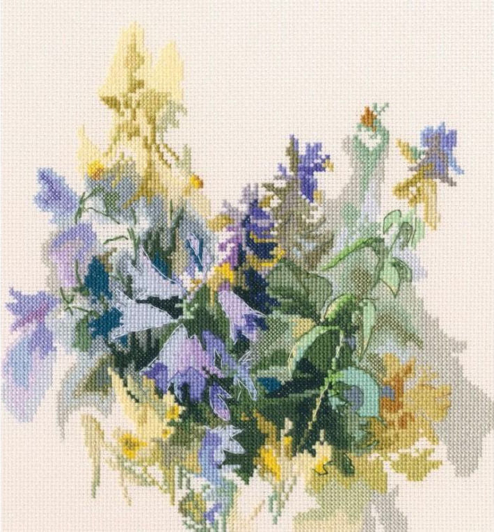 Forest Bell Flowers - An RTO cross stitch Kit