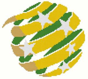 australian socceroos cross stitch design