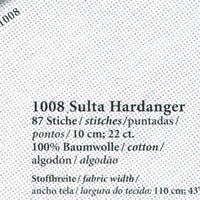hardanger 22 count by zweigart - white - 110cm x 100cm