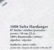 hardanger 22 count by zweigart - white - 110cm x 50cm
