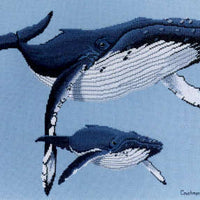 humpbacks - a couchman creations cross stitch chart