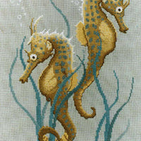 sea horses - a couchman creations cross stitch chart