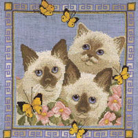 butterfly cats - a couchman creations cross stitch chart