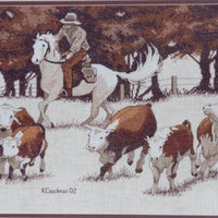 roundup - a couchman creations cross stitch chart