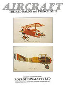 red barron and french sxiii aircraft - a ross originals cross stitch chart